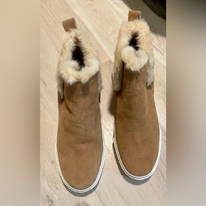 Dolce Vita Tan Fur Booties